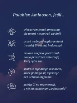Aminosen - aminokwasowa mieszanka na sen