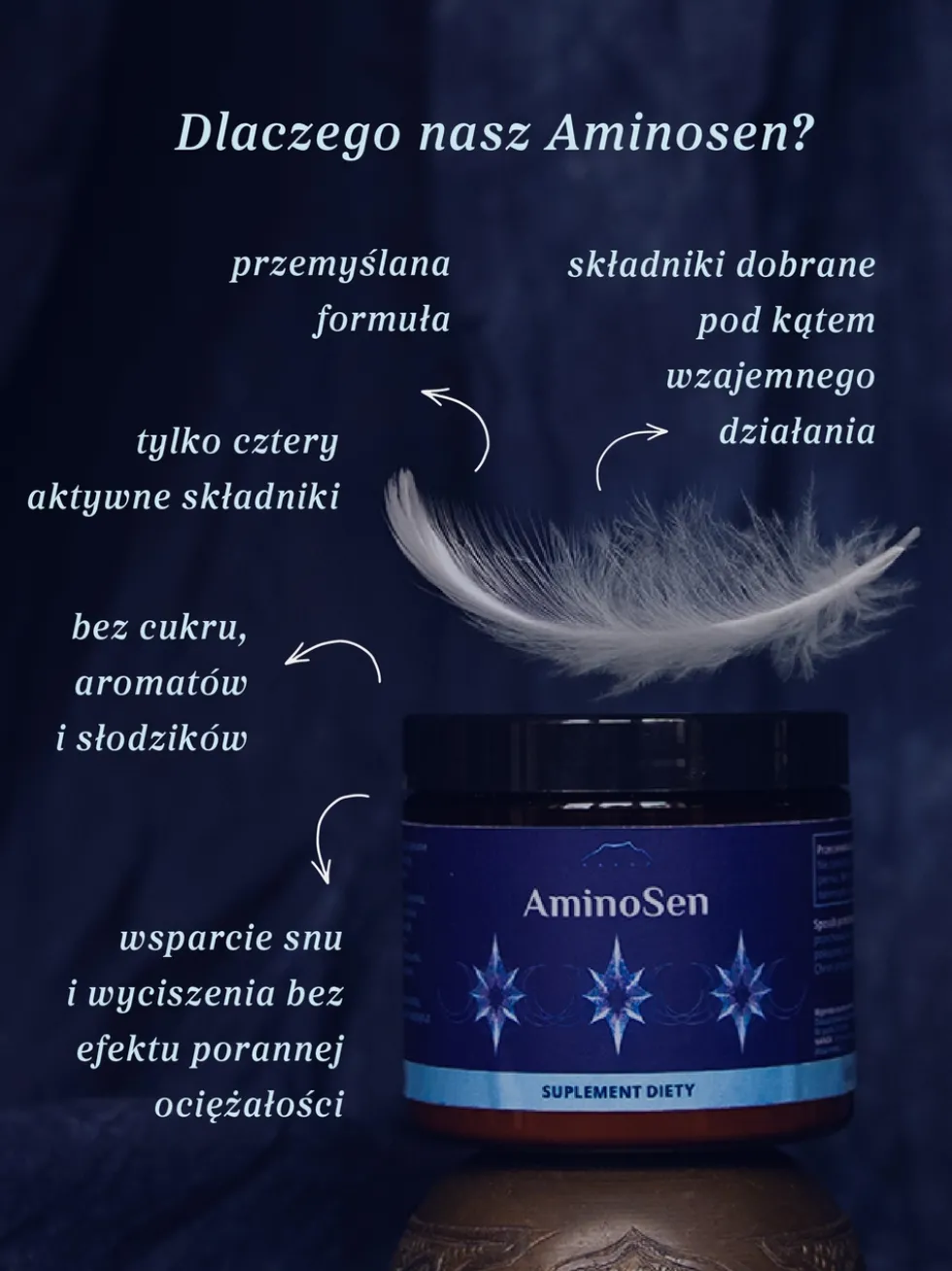 Aminosen - aminokwasowa mieszanka na sen