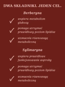 Berberyna z sylimaryną 100 kapsułek