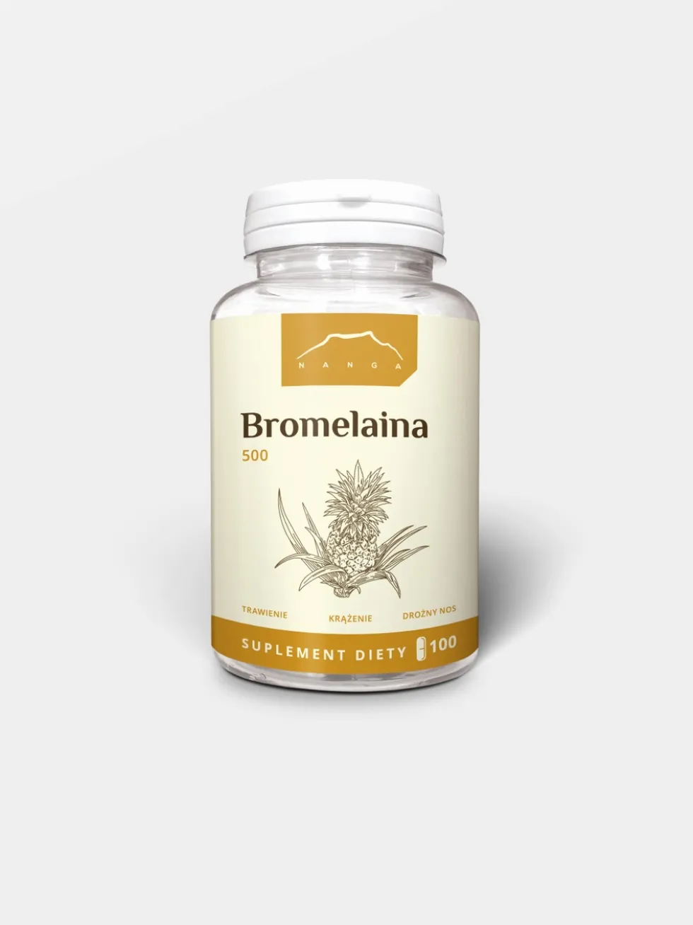 Bromelaina 100 kapsułek x 500 mg