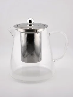 Czajnik szklany z metalowym zaparzaczem 750 ml 889-0406