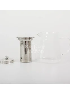 Czajnik szklany z metalowym zaparzaczem 950 ml 889-0407