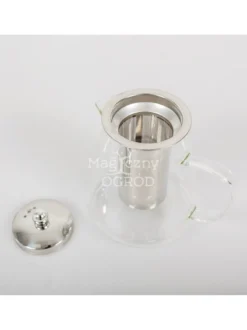 Czajnik szklany z metalowym zaparzaczem 950 ml 889-0407