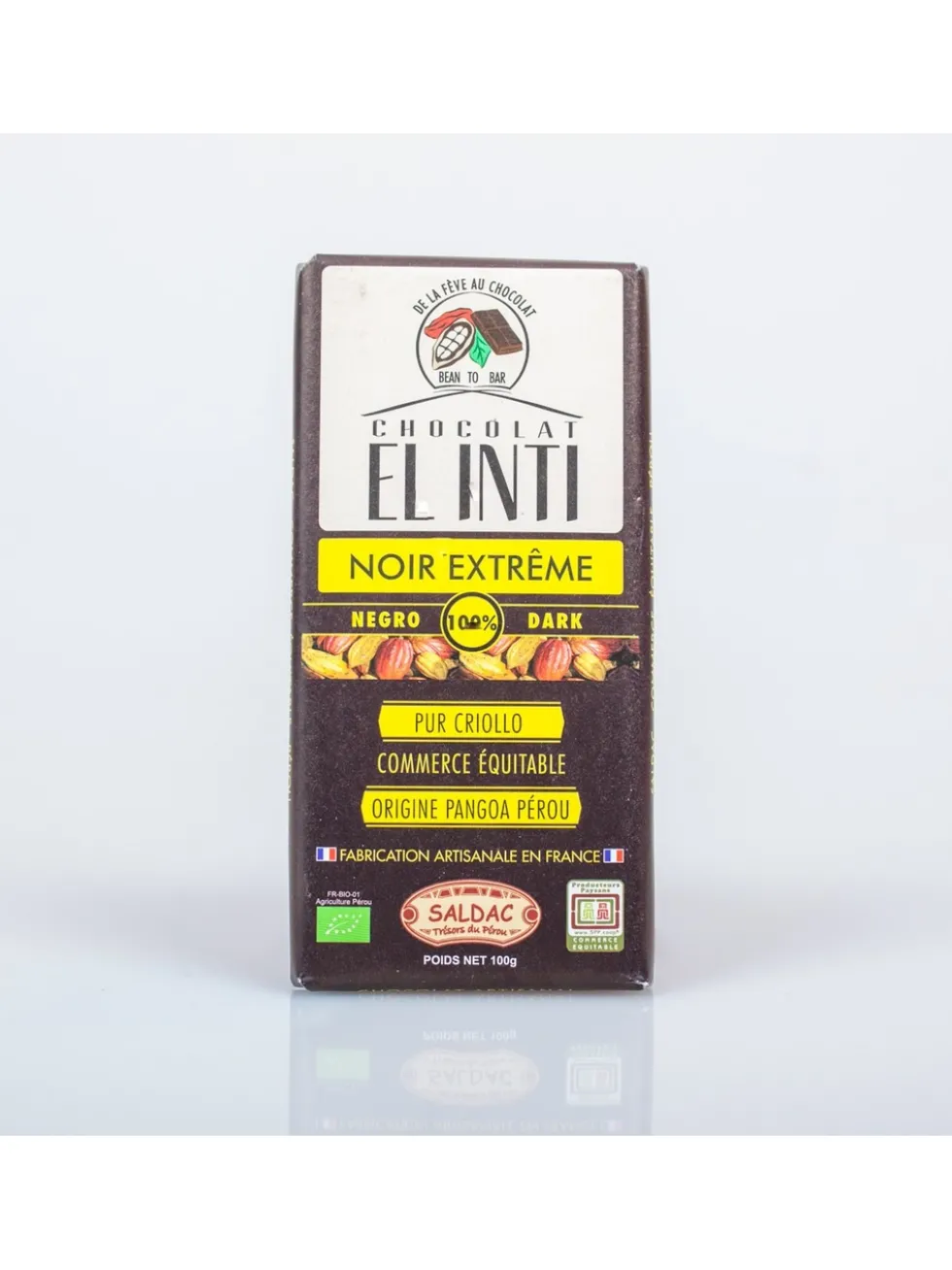 Czekolada El Inti Extreme 100% kakao Criollo Bio
