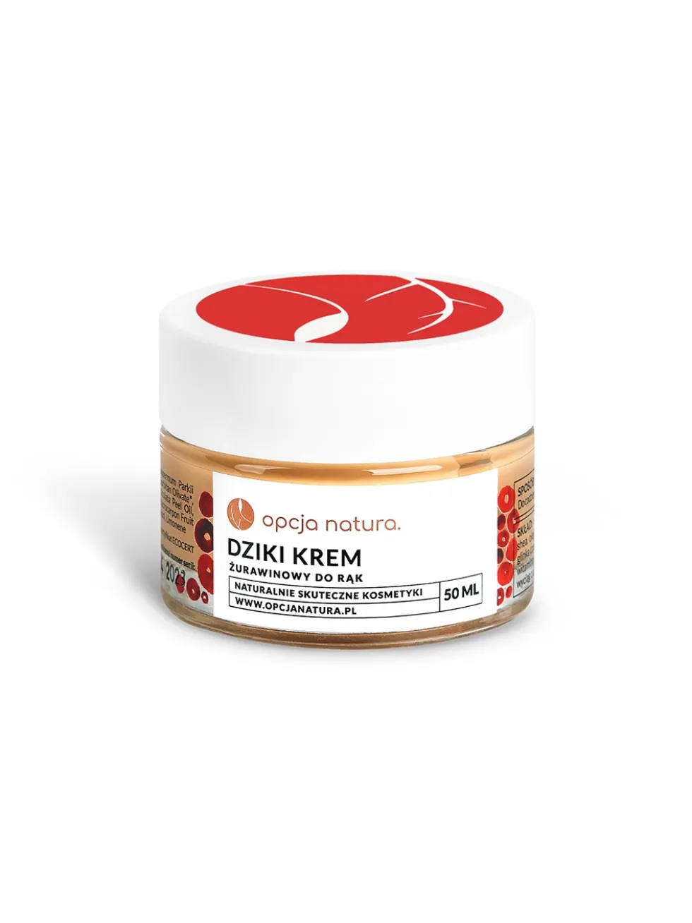 Dziki krem z żurawiną do rąk Opcja Natura 50ml