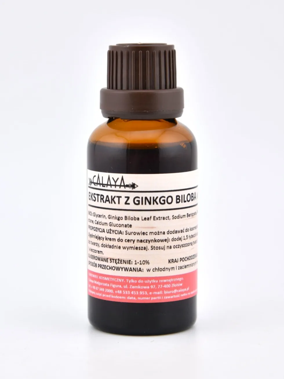 Ekstrakt z ginkgo biloba w płynie