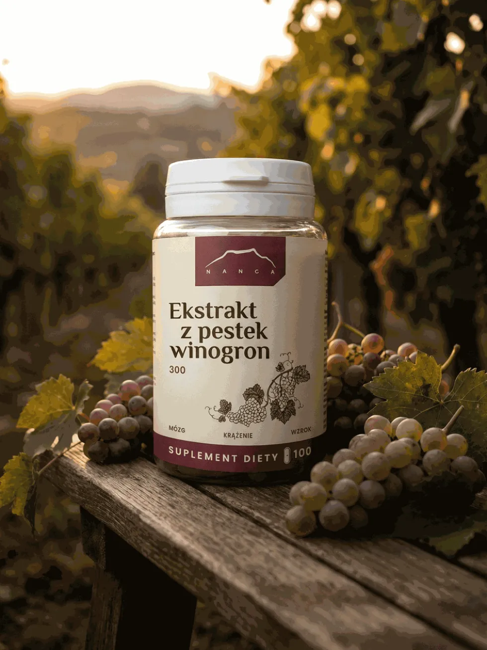 Ekstrakt z pestek winogron OPC kapsułki 300 mg