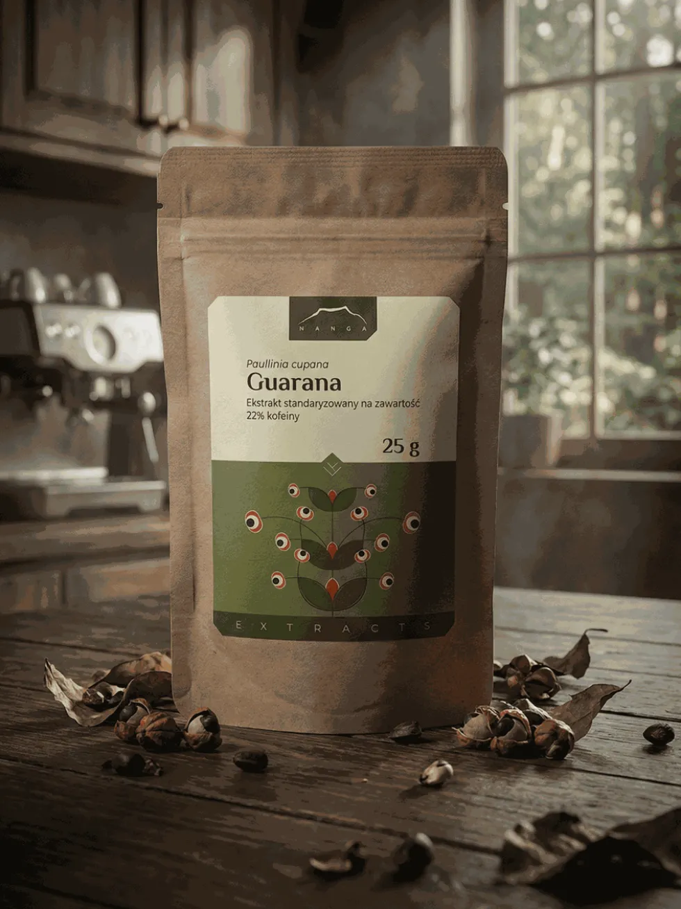 Guarana ekstrakt 22% kofeiny