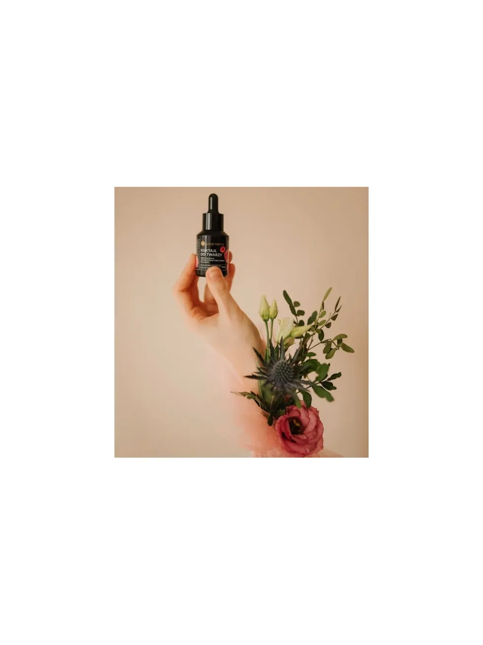 Koktajl do twarzy antyoksydacyjne serum na dzień Opcja Natura 30 ml