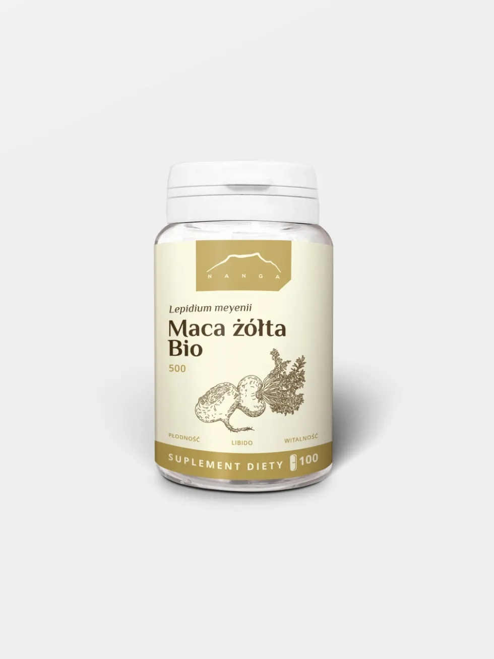 Maca żółta w kapsułkach BIO x500mg