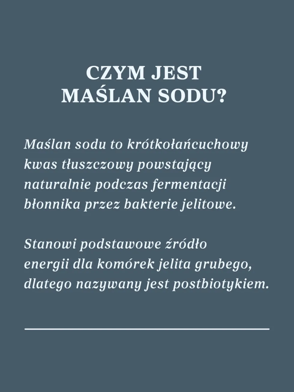 Maślan sodu 100 kapsułek x 400 mg