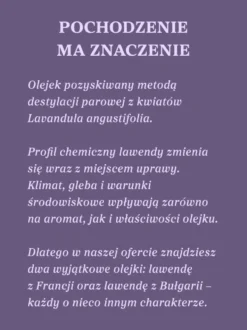 Olejek lawendowy 100% olejek eteryczny Nanga