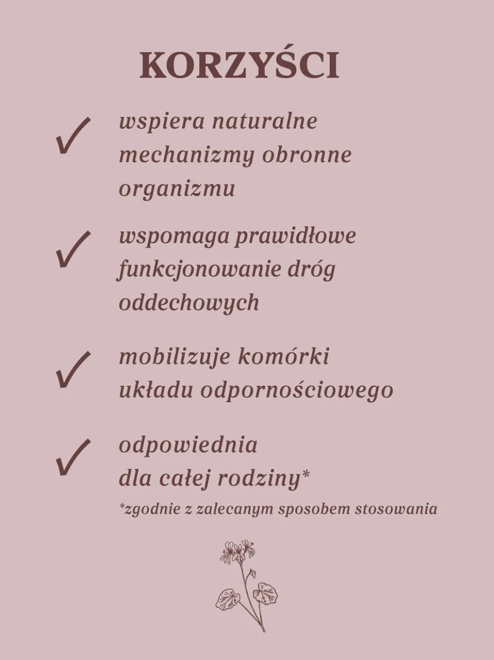 Pelargonia afrykańska wyciąg ziołowy 1:5