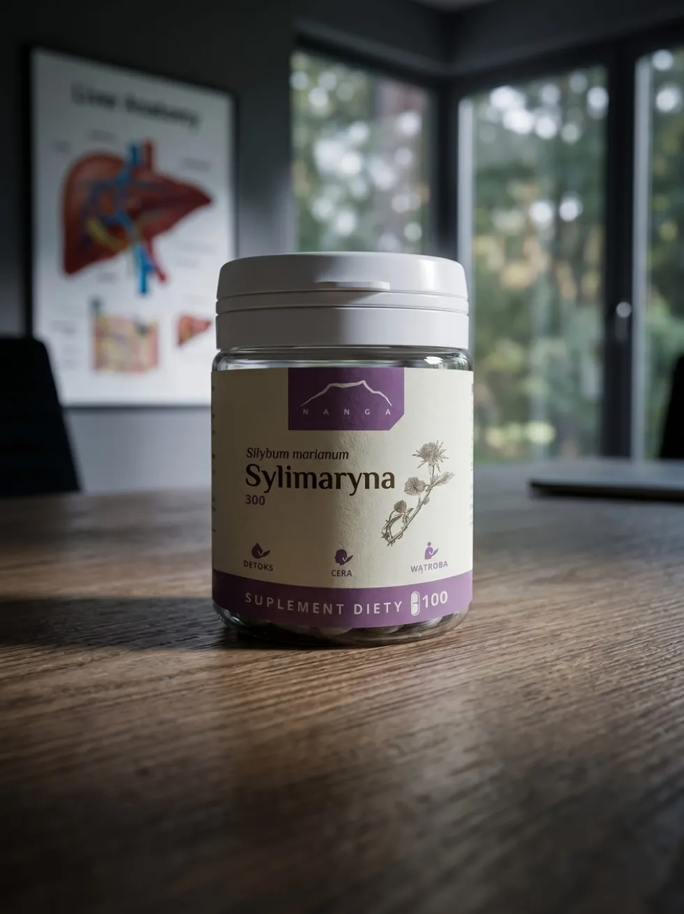 Sylimaryna 100 kapsułek x 300 mg