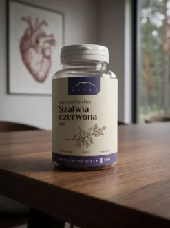Szałwia czerwona ekstrakt w kapsułkach 600 mg - DanShen